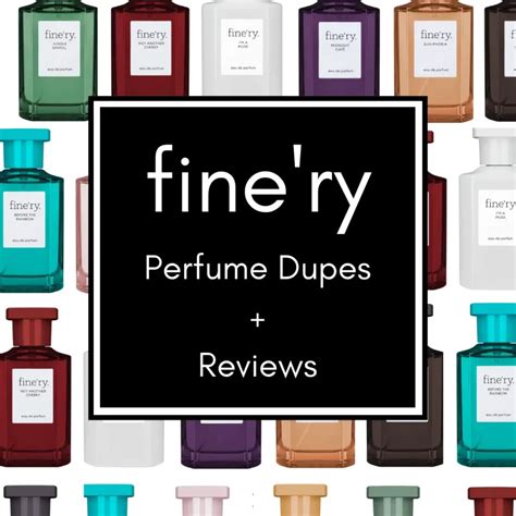 what are the finery perfumes dupes for|fine'ry before the rainbow.